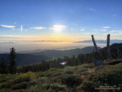 Sunrise from Blue Ridge during the 2015 Angeles Crest 100.