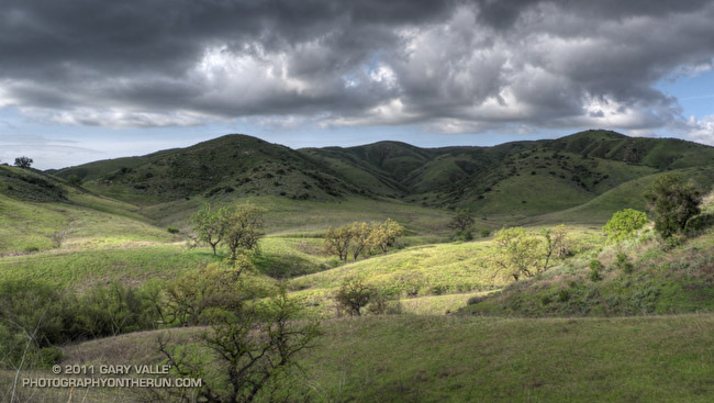 Between storms at Ahmanson Ranch