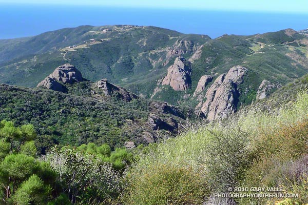 Crags below the Backbone Trail