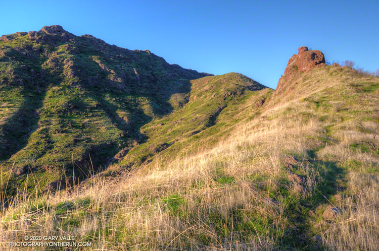 Northeast ridge of Ladyface mountain