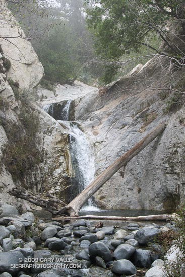 Tiered Falls Downstream of Switzer Falls, in the San Gabriel Mountains