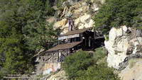 Mill buildings of the Big Horn Mine