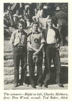 Winners of the 1938 Fifth Annual Big Pines Trail Marathon. Photo: Los Angeles County Department of Parks and Recreation.