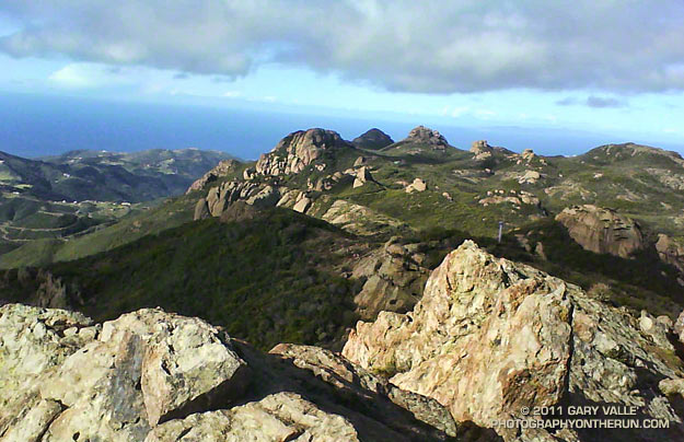 View from Sandstone Peak, the highest point in the Santa Monica Mountains