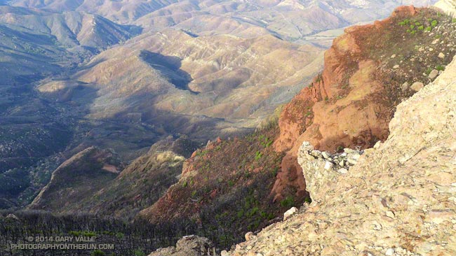 View of Blue Canyon from Boney Mountain