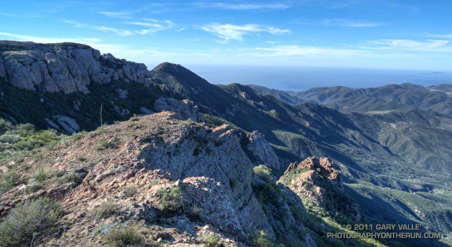 Western rim of Boney Mountain