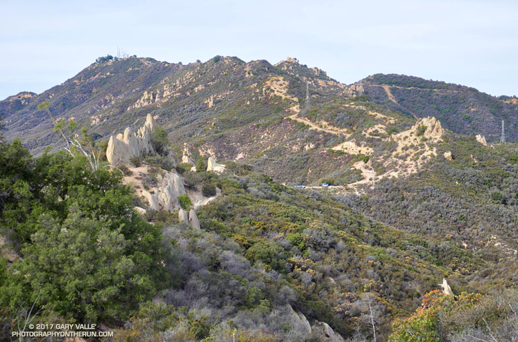 Backbone Trail near Corral Canyon.