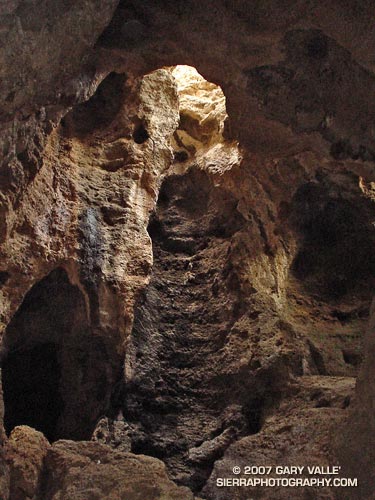 The Cave of Munits, near Castle Peak, in the west San Fernando Valley.