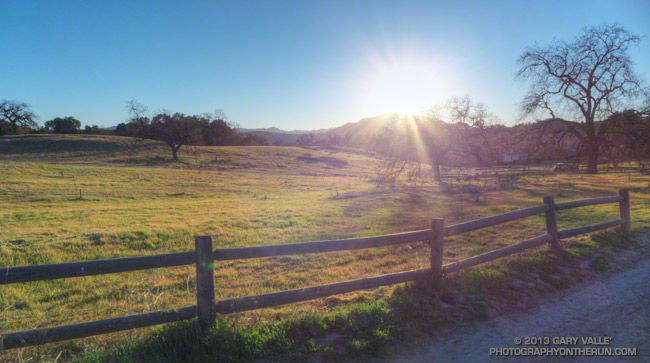 Cheeseboro Canyon trailhead