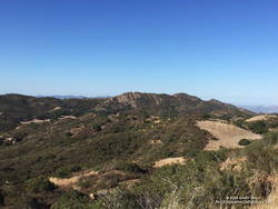 China Flat and Simi Peak from Albertson Mtwy Fire Road.