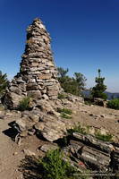 Chumash spirit tower on Sawmill Mountain., west of Mt. Pinos.