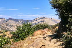 View of Oat Mountain from near the top of the Chumash Trail.