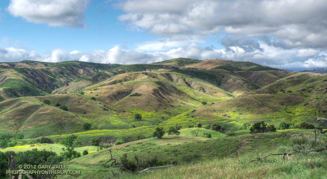 Clearing rainstorm at Ahmanson Ranch