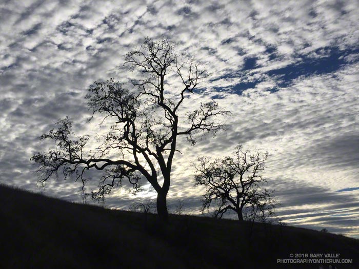 leading edge of the cloud shield associated with a cut-off upper level low southwest of the Los Angeles. December 20, 2016.