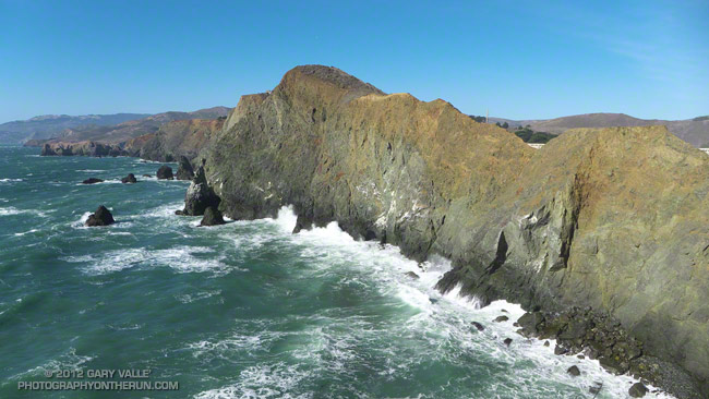 Pacific coastline north of the Golden Gate.