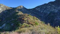 Ridge that was the route of the old Colby Trail.