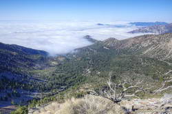 Crystal Lake Recreation Area from the crest near Peak 8426