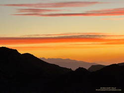 Dawn from the Sheep Corral Trail during the 2024 No Name 50K.