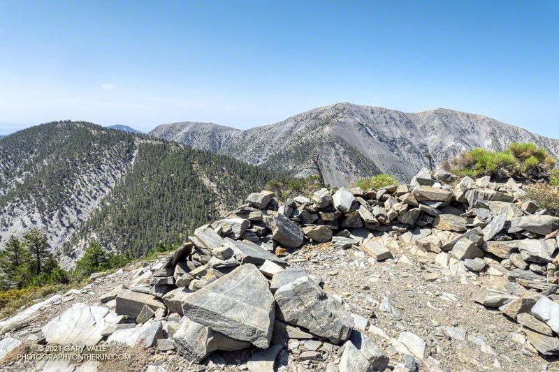 Dawson Peak and Mt. Baldy from Pine Mountain