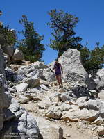 Descending from Tahquitz Peak