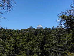 Dome of the Hooker 100 inch Telescope on Mt. Wilson. (thumbnail)