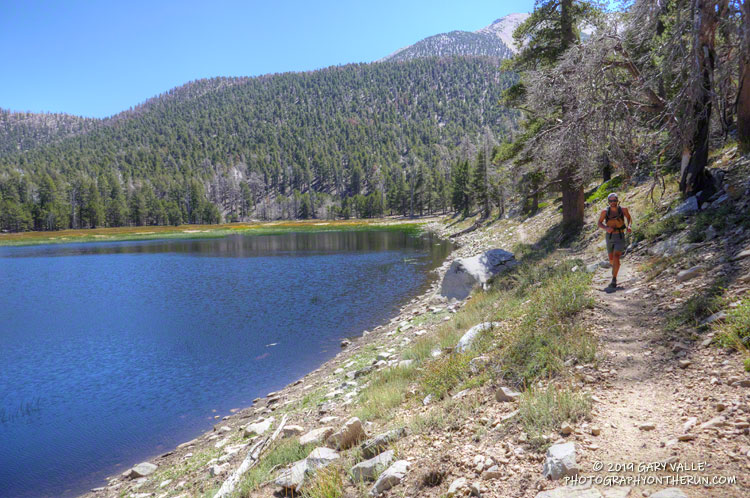 Runner on the Dry Lake Trail.  September 7, 2019.