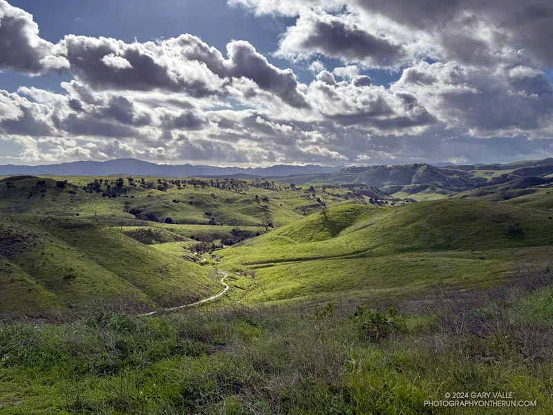 East Las Virgenes Canyon After a Seventh Day of Rain