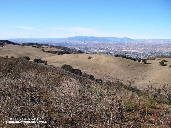 Grasslands west of Rocketdyne in the Simi Hills.