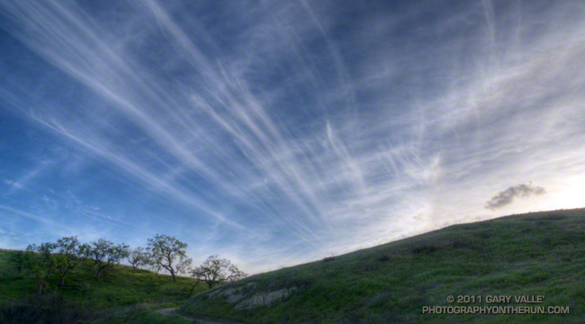 Jet stream cirrus