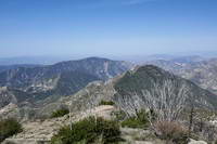 Josephine Peak (5558') and Mt. Lukens (5074') from the summit of Strawberry Peak.