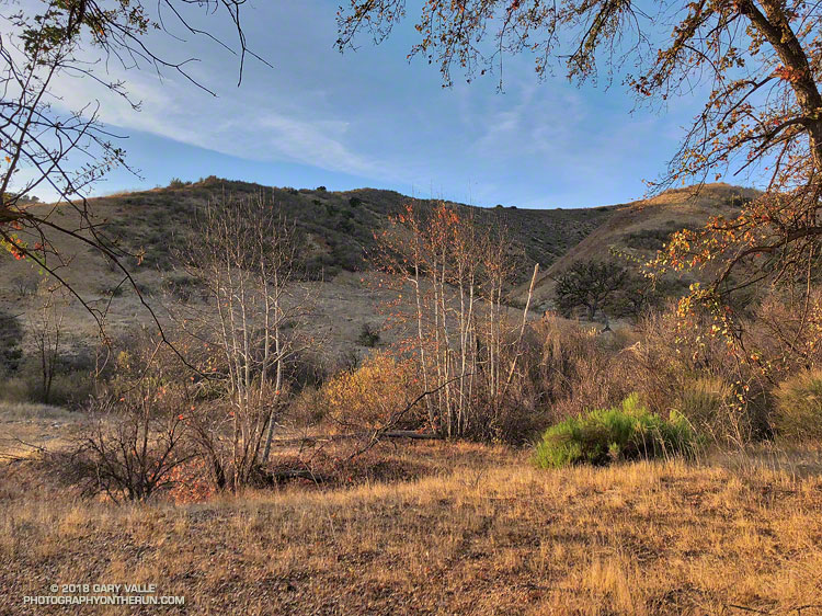 Las Virgenes Canyon, Winter Light. Photography by Gary Valle.