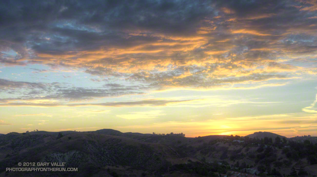 Las Virgenes Canyon sunrise