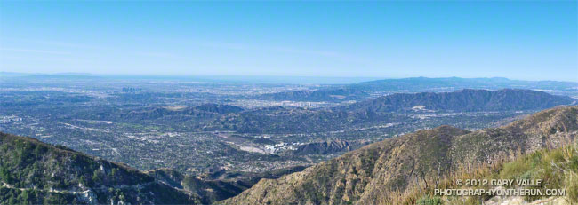 Los Angeles Basin from the Upper Bear Canyon Trail