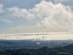 Marine layer clouds in the Los Angeles Basin