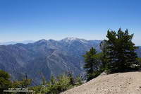 Pine Mountain, Dawson Peak and Mt. Baldy from the summit of Mt. Baden-Powell.