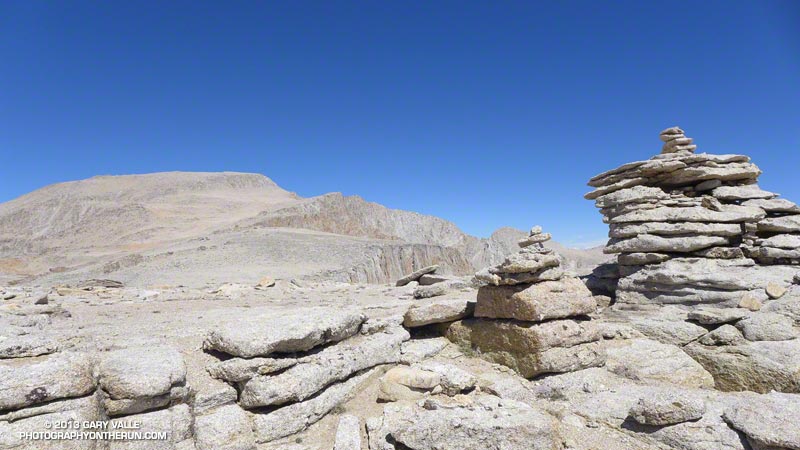 Mt. Langley (14,026') from New Army Pass (12,300'). (thumbnail)