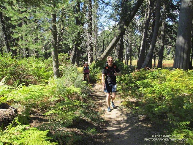 Runners in the 2015 Kodiak 50 mile race on the Siberia Creek Trail