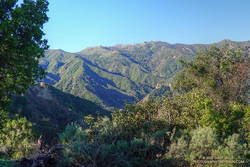 Oat Mountain (3747'), the highest peak in the Santa Susana Mountains.