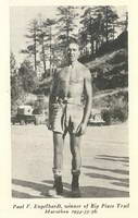 Paul V. Engelhardt, winner of the Big Pines Trail Marathon in 1934, 1935 and 1936. Photo: Los Angeles County Department of Parks and Recreation