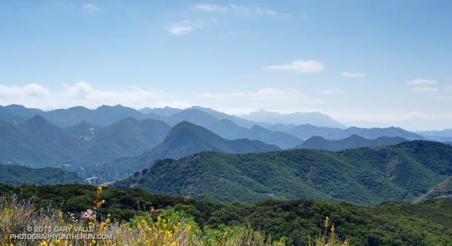 View west toward Boney Mountain from the Phantom Trail