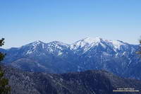 Pine Mountain, Dawson Peak and Mt. Baldy from near Mt. Hawkins.