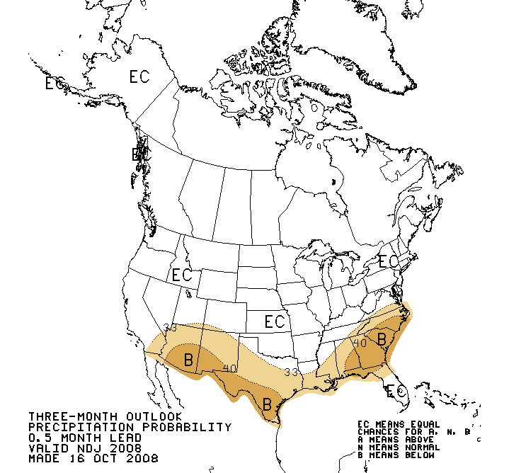 Nov-Dec-Jan Precipitation Outlook, issued October 16 by the Climate Prediction Center.