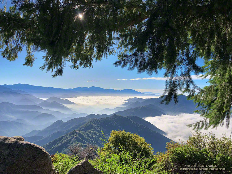 San Gabriel Mountains from the Rim Trail on Mt. Wilson. Photograph by Gary Valle.