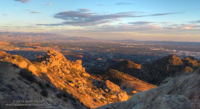 San Fernando Valley from Near Rocky Peak