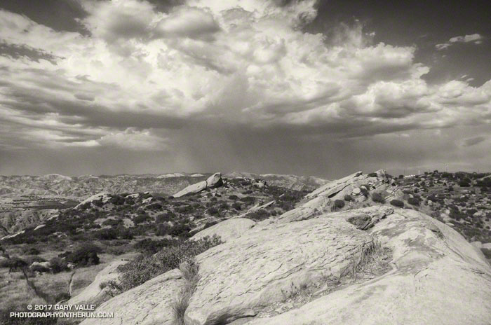 Thunderstorm and Rocks - Sage Ranch Park - August 31, 2017.