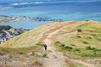 San Bruno Mountain Ridge above the 101 and Sierra Point