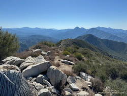 The San Gabriel Mountains from East Condor Peak. (thumbnail)
