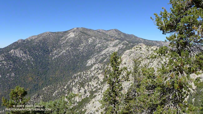 San Jacinto area peaks from near Tahquitz Peak