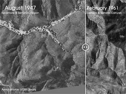 Serrano Canyon Landslide 1947 and 1961 (thumbnail)