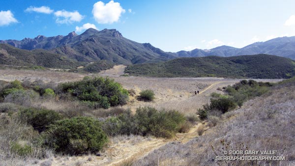 Descending to Serrano Valley in Pt. Mugu State Park